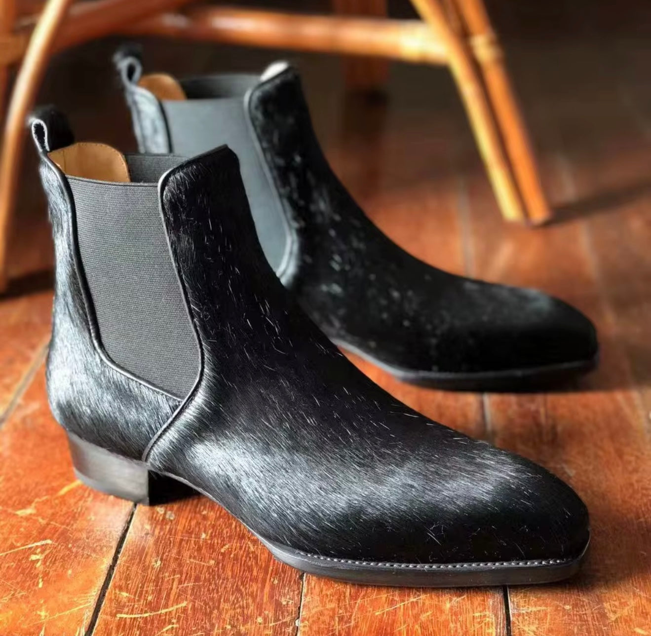 NDABITCHI Horse Hair Chelsea Boot